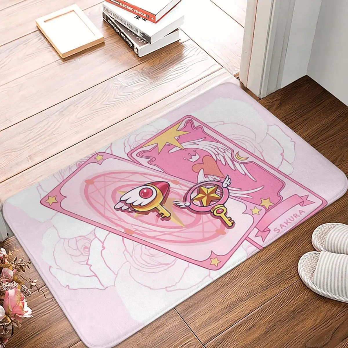 

Cardcaptor Sakura Dream WandBedroom Mat Cardcaptor Sakura Doormat Living Room Carpet Entrance Door Rug Home Decoration