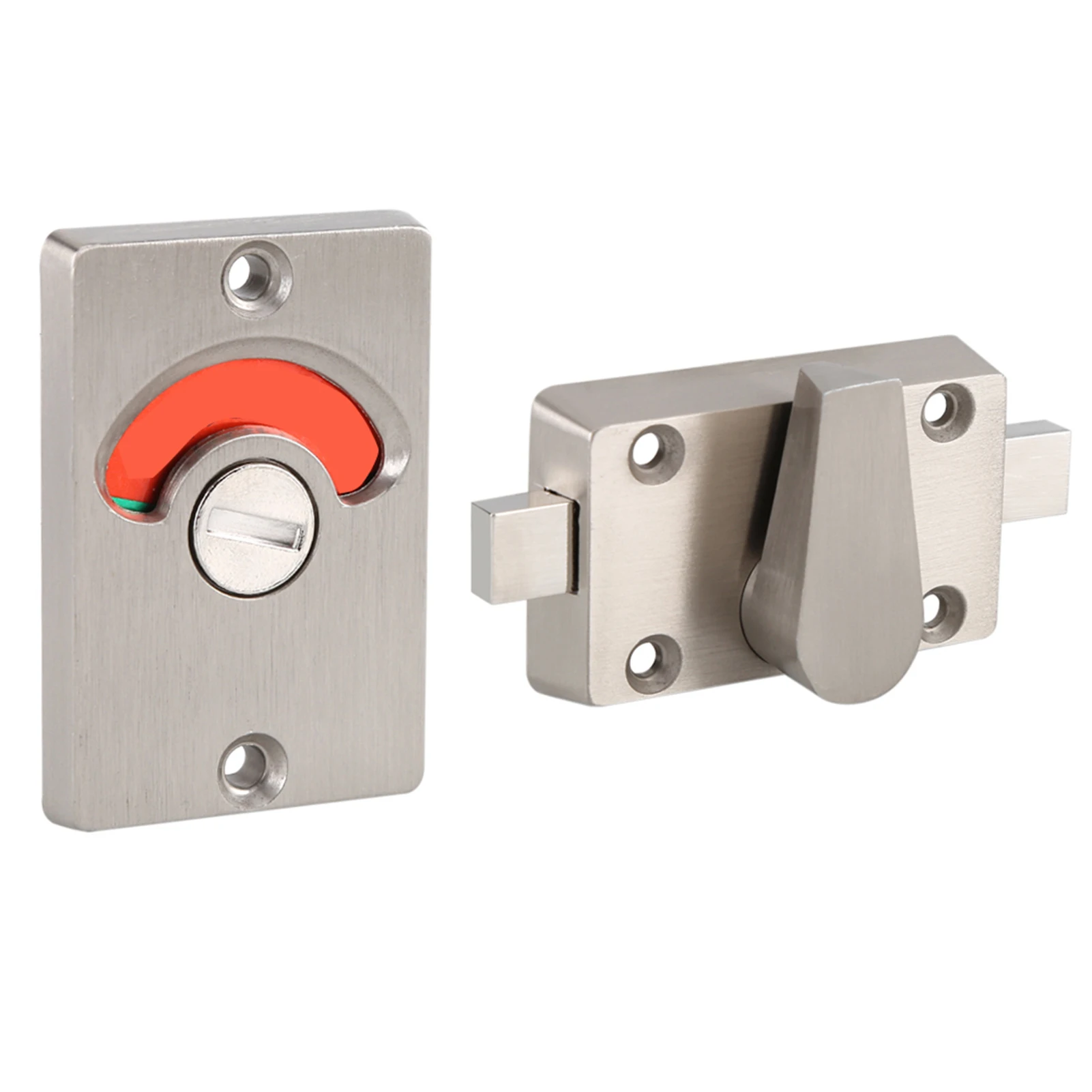 

Indicator Lock Zinc Alloy Bolt Door Lock Buckle Household Hardware Accessories Suitable For Toilets And Bathrooms