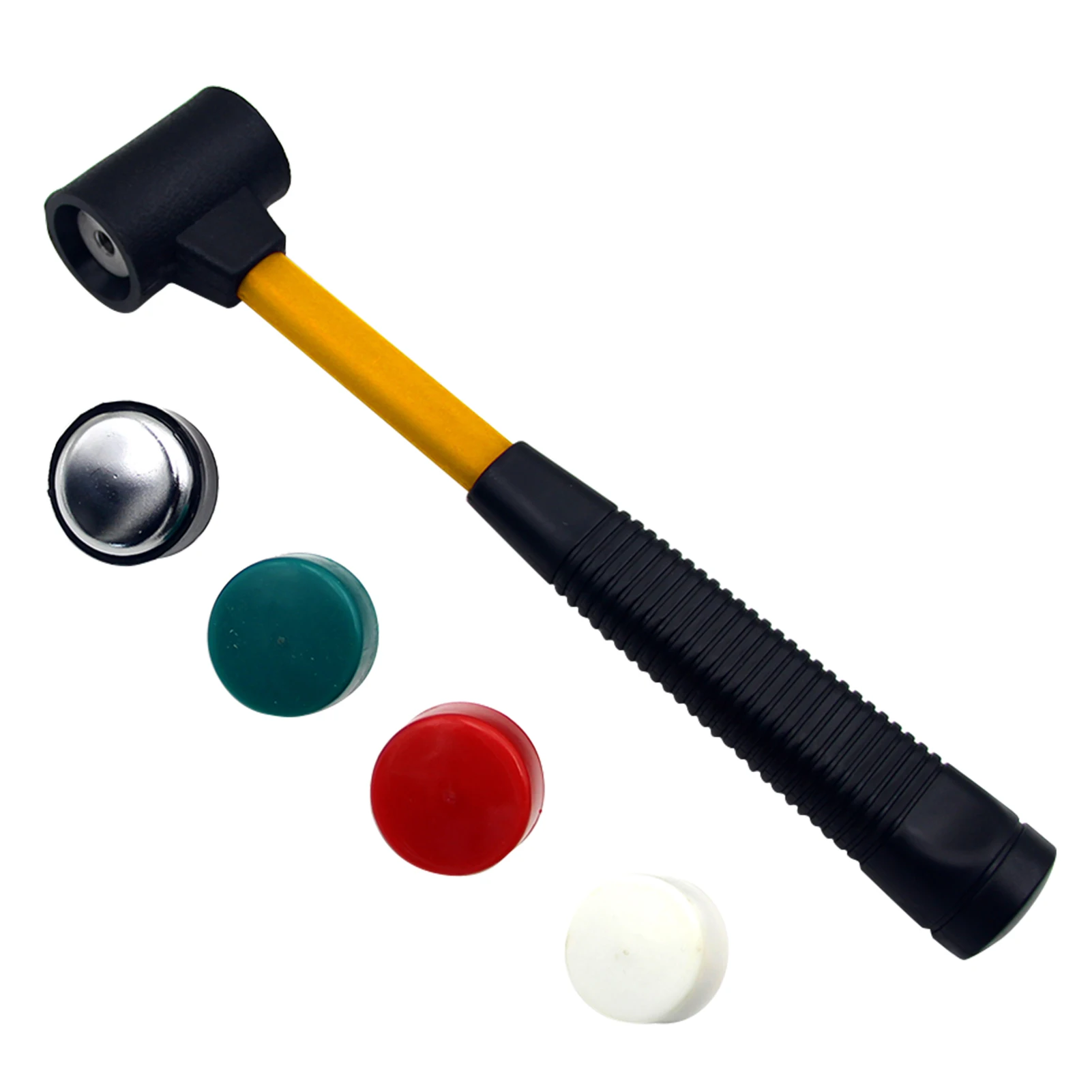 

4 In 1 Interchangeable Head Woodworking Installation DIY Home Multifunctional Hand Tool Comfortable Portable Multihead Hammer