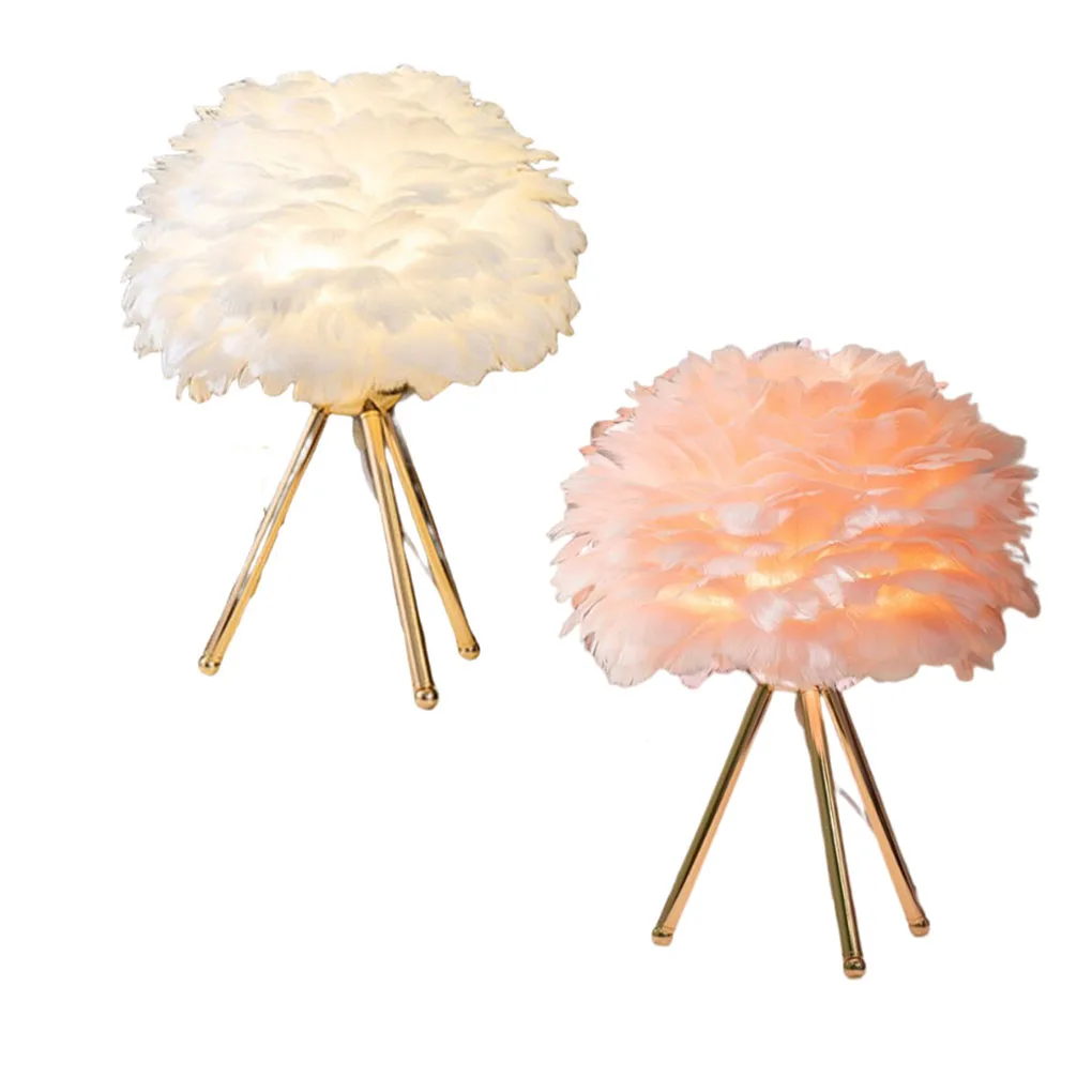 

LED Desk Lmap Romantic Bedside Light Decorative Lighting Living US Plug