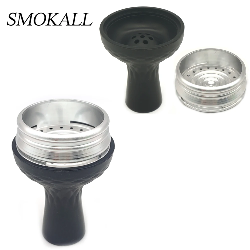 

1Pcs Metal Hookah Bowl Charcoal Holder Heat Management Base Sheesha Tobacco Accessories Narguile Cachimbas Cazoleta Shisha
