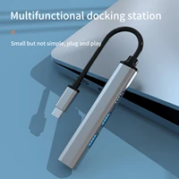 usb docking station type c hub 4 port multi splitter adapter for macbook pro air lenovo xiaomi huawei pc accessories