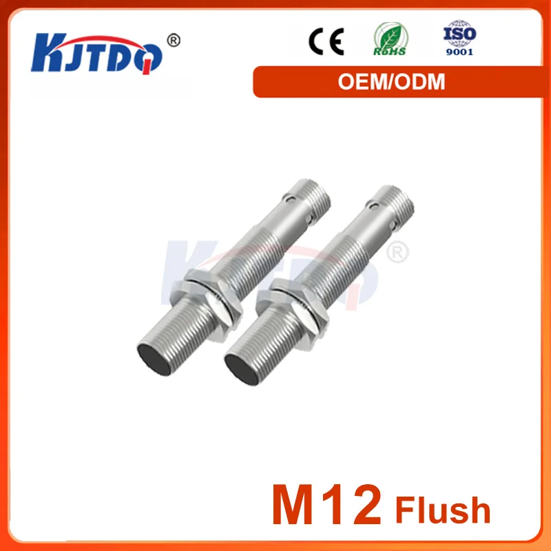 M12 IP67 Flush Sn 2 мм выходное напряжение тока PNP аналоговый штекер индуктивный датчик приближения 24 В постоянного тока