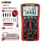 ANENG SZ17 DIY транзисторный конденсатор NCV детектор Lcr метр Цифровой мультиметр 6000 Профессиональный истинное среднеквадратичное значение ACDC Аналоговый Тестер
