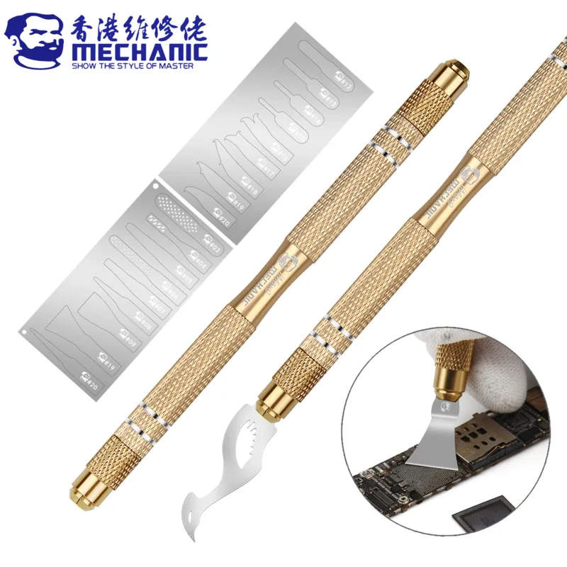 

Нож для удаления клея MECHANIC IMax9 20 в 1, устройство для удаления клея ЦПУ, инструмент для ремонта лезвия