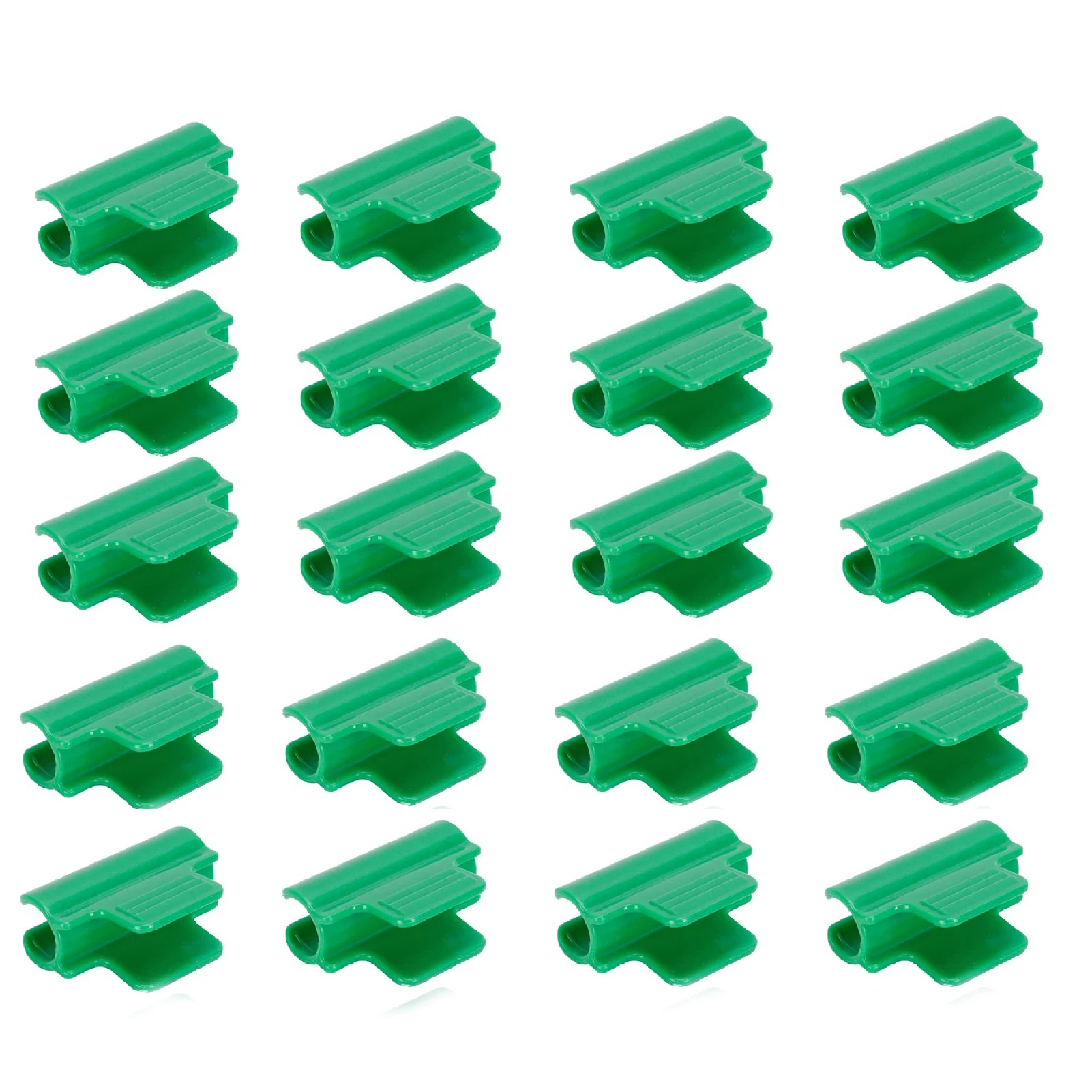 

Greenhouse Clamps Film Row Cover Net Rod Clips Planting Tools Greenhouse Film Clips For Season Plant Extension Support