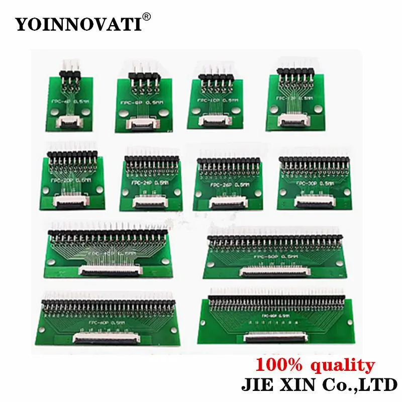 FPC FFC 0 5 мм шаг для кабельной трансферной платы DIY печатная плата 6P/8P/10P/20P/30P/40P/60P