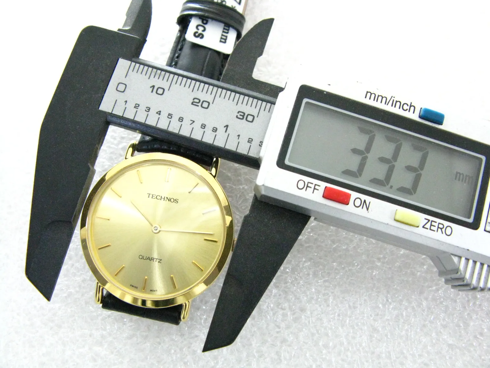 Ультратонкие кварцевые часы Швейцария (оборона Гонконга) Technos ETA 955412