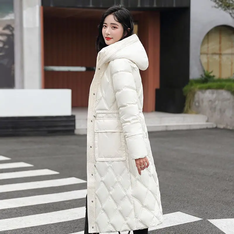 Winter Women's Cold Coat Parkas Jackets Super Hot Coats Hooded Long Cotton Padded Jacket Winter Clothing Fashion New