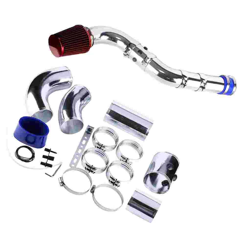 

1 Set Universal Car 76mm Aluminum Universal Car Cold Air Intake Filter System Aluminum Alloy Hose Pipe Intake Filter