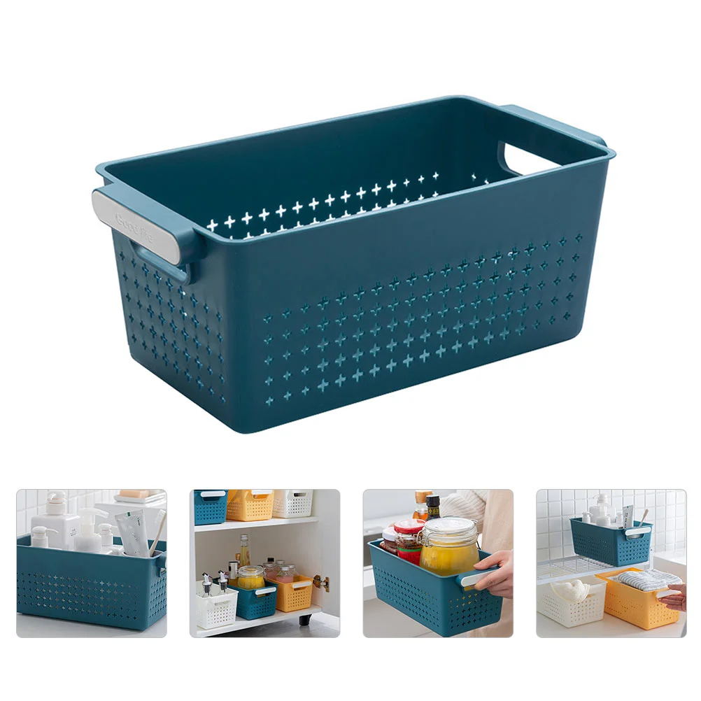 

Storagebasket Bins Organizer Baskets Weave Container Closet Woven Weaving Tall Bathroom Desktop Clear Bin Cube Stackable Home