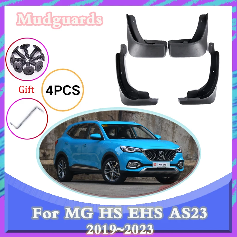 

for MG HS EHS AS23 PHEV 2019 2020 2021 2022 2023 Auto Front Rear Wheel Mudguards Fender Mudflap Mud Flaps Splash Car Accessories