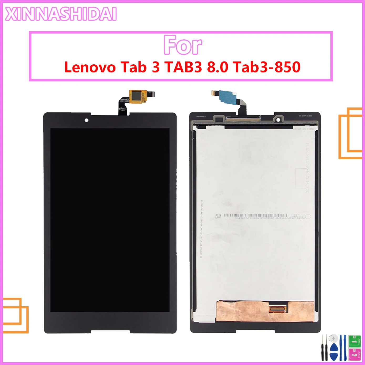 

8 дюймов для Lenovo Tab 3, Диагональ экрана 850 дюйма