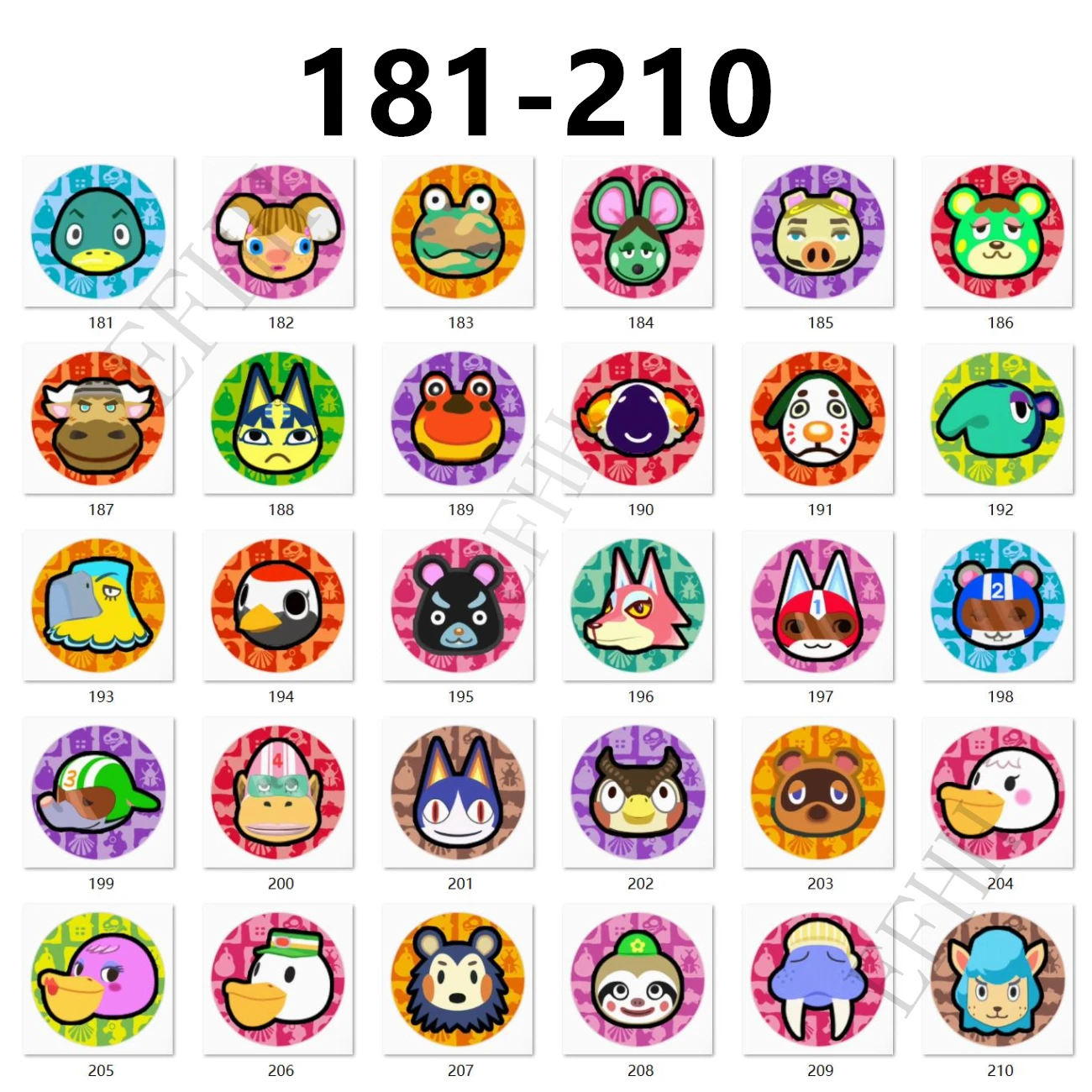 

Набор карт Animal Crossing: New Horizons EFHH