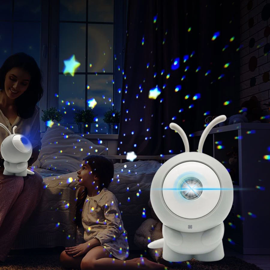 

2023 Bluetooth Starry Sky Projector LED Night Light Galax Nebula Ocean Music Speaker Control Star Projector Moon Night Lamp