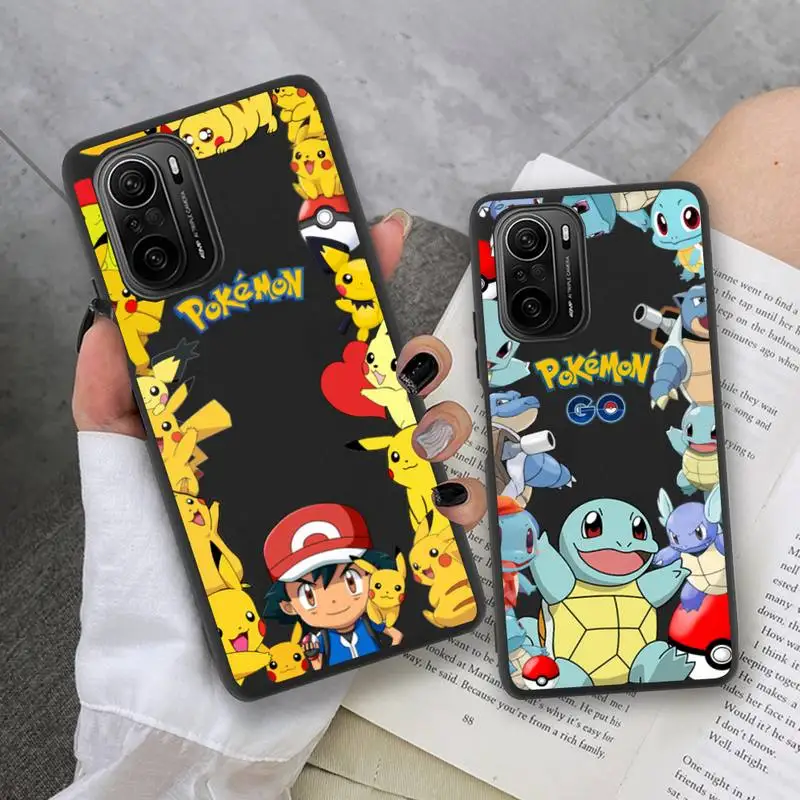 

Cute Pokemon Pikachu Lovely Animal Phone Case for Xiaomi Mi Note 11 10 9 8 11X Lite 9T CC9 POCO M3 X3 Pro SE