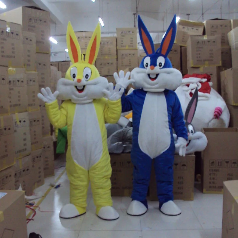 

Simbok Easter Bunny Mascot Cosplay Costume Cartoon Doll Animation Rabbit Clothing Suit Adult Men Women Birthday Party