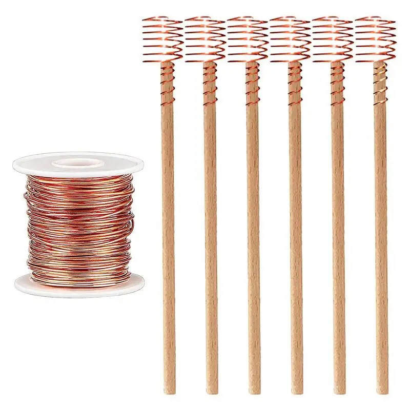 

Electroculture Plant Stakes Electro Culture Gardening Soft Copper Wire 127 Feet Soft Copper Wire With 6 Stake For Flower Beds