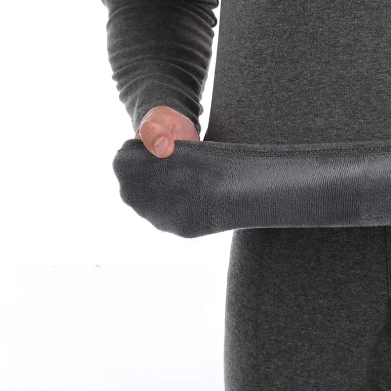 Мужские теплые толстые флисовые лонг-джоны мужские термофутболки с высоким