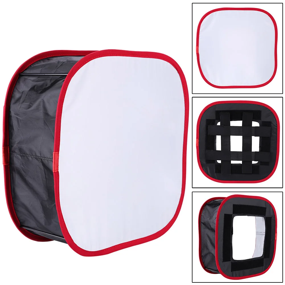 Портативный складной софтбокс 40x40 см, диффузор, искусственная панель, диффузная лампа для помещений для освещения Yongnuo YN600 YN900