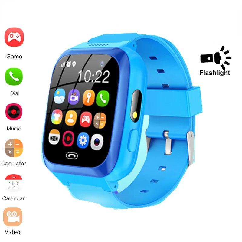 

Kids Smartwatch with Camera Games Video/Music Player Flashlights Calculator Alarm Clock Children Touch Screen Toy Smart Watch