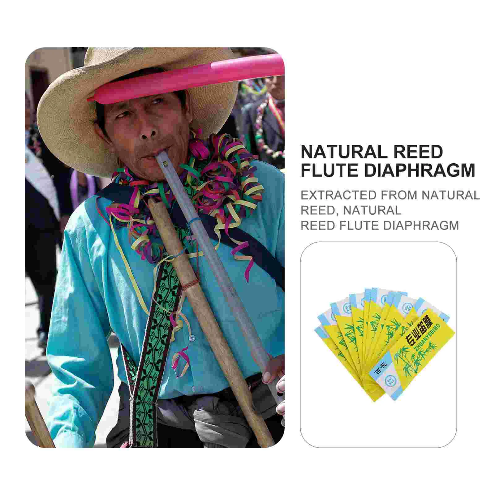 1 комплект 10 упаковок мембран для флейты китайские диафрагмы (прозрачный цвет)