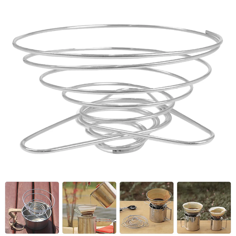 

Coffee Dripper Stand Filter Holder Maker Over Pour Rack Tea Manual Support Cone Station Foldable Metal Iron Drip Brewer Shelf