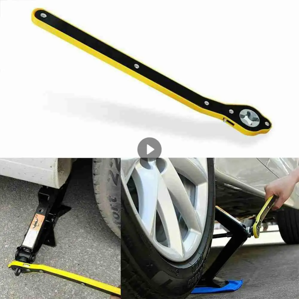 

Автоматический экономный домкрат, Трещоточный ключ, ножничный домкрат, гаражный гаечный ключ для колес, ручка, экономный ключ, ключ Phillips, ин...