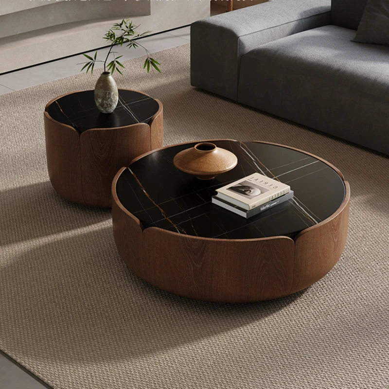 Черный боковой журнальный столик для спальни подъемный органайзер мобильный