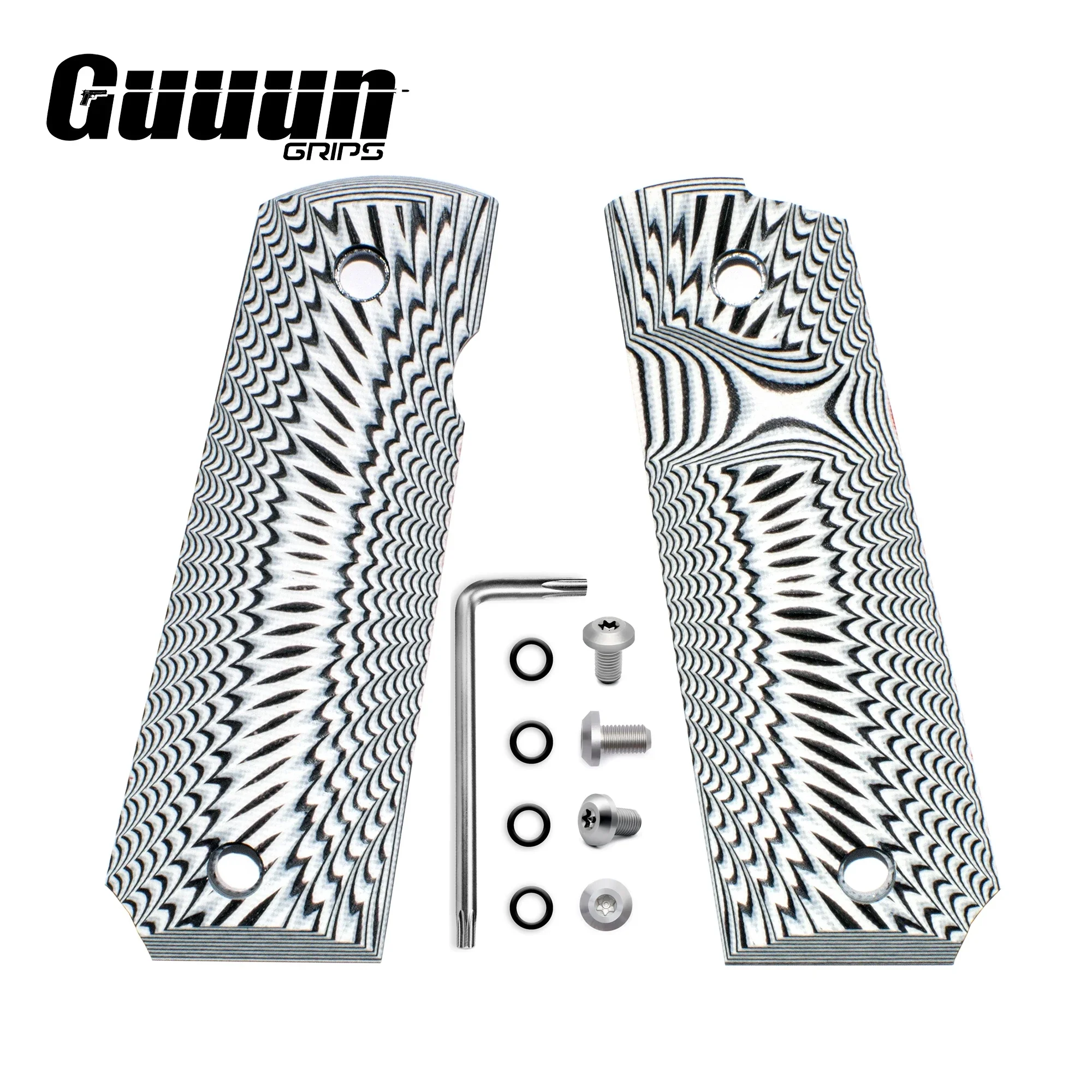 Ручки Guuun 1911 G10 полноразмерная нескользящая ручка окружающая безопасность