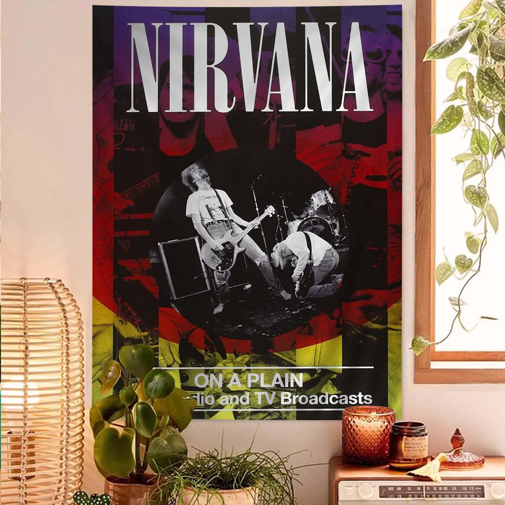 N-Nirvana Tapestry Art Printing Science Fiction Room Home Decor Wall