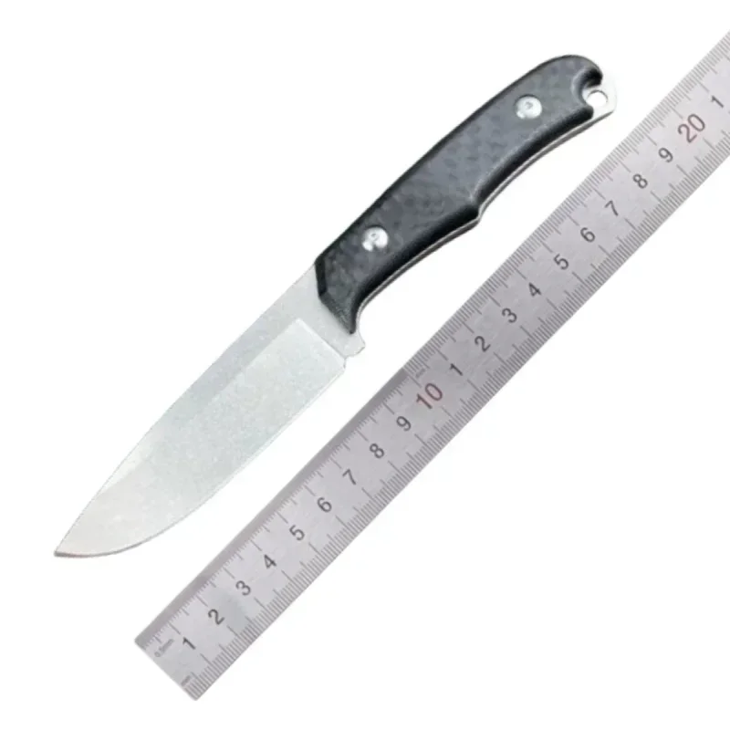 ChrisCR Backpacker Нож с прямым фиксированным лезвием 12C27N Лезвие Micarta Ручка Тактический