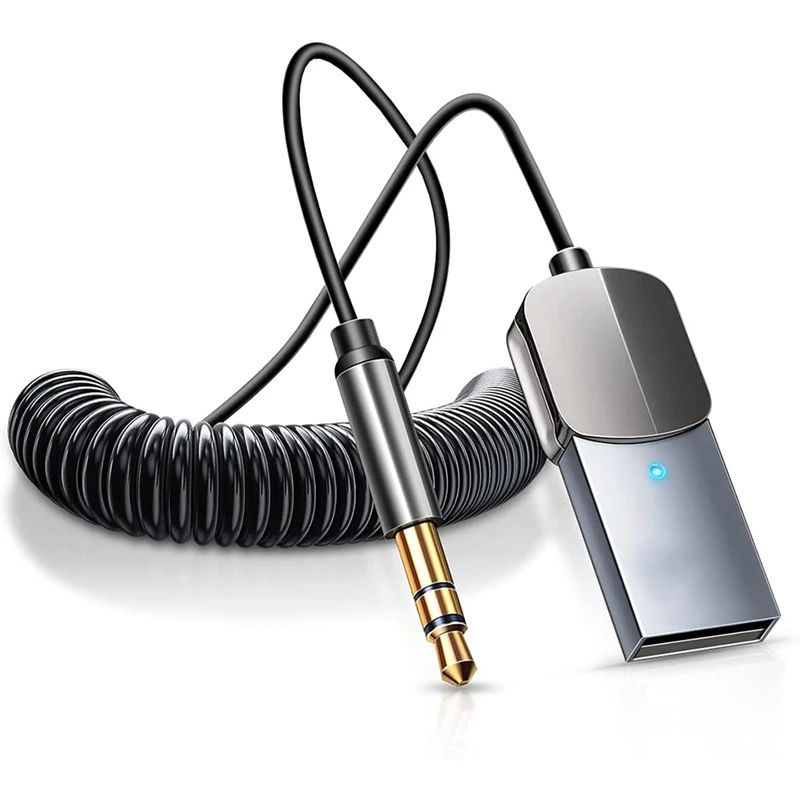 Bluetooth-адаптер Aux с USB на гнездо 3 5 мм автомобильный аудио Bluetooth 0 комплект громкой