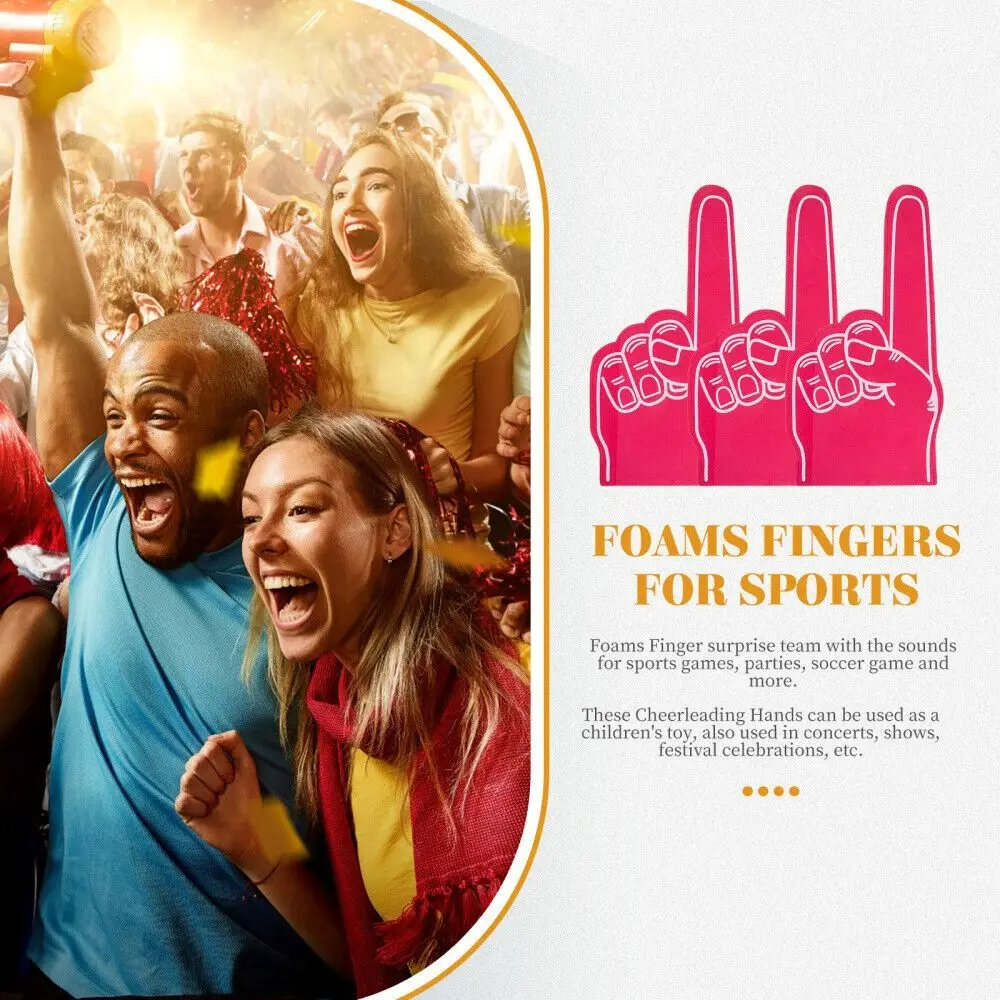 

EVA EVA Foam Gloves Foam Cheering Hand Celebrations Cheerleading Foams Finger for Atmosphere Cheering Event