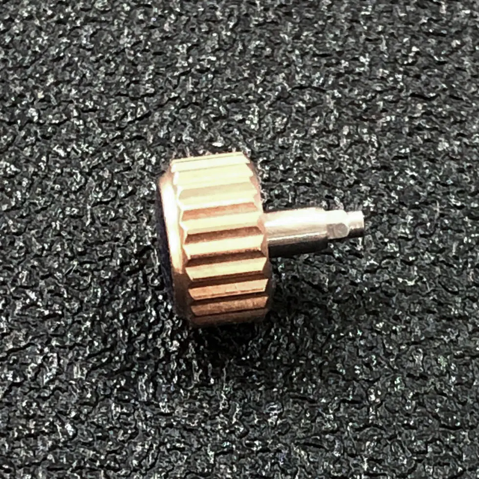 40mm Watch Case NH35 Plated Rose Gold Solid Case Back Sapphire Glass Fits The NH35 NH36 Movement