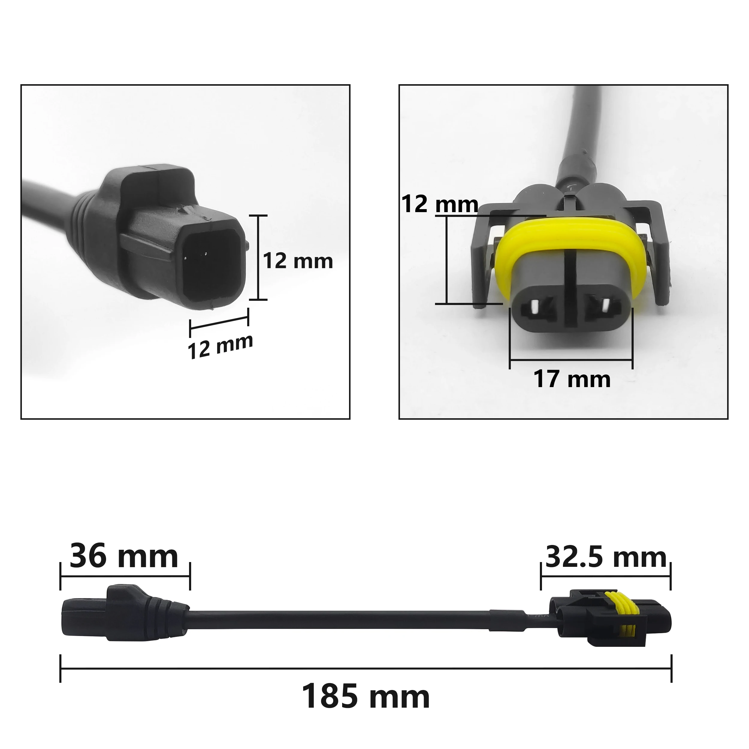 Конверсионные линии Fenikso L1B/LW5B штырь-гнездо H11 2 шт.