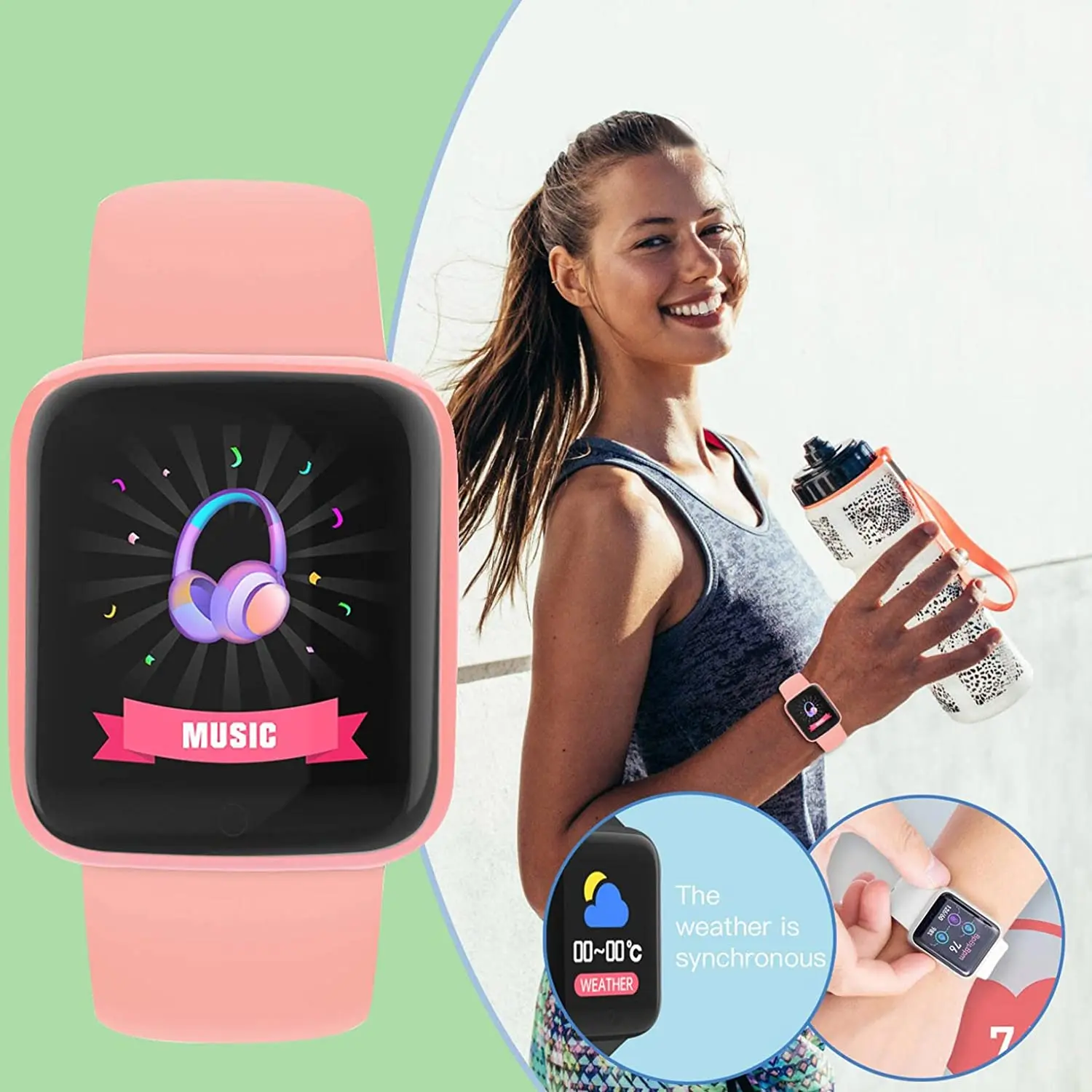 Многофункциональные Смарт-часы для женщин и мужчин, Bluetooth, подключенный  телефон, музыка, фитнес-браслет, монитор сна Y68, Смарт-часы D20 |  AliExpress