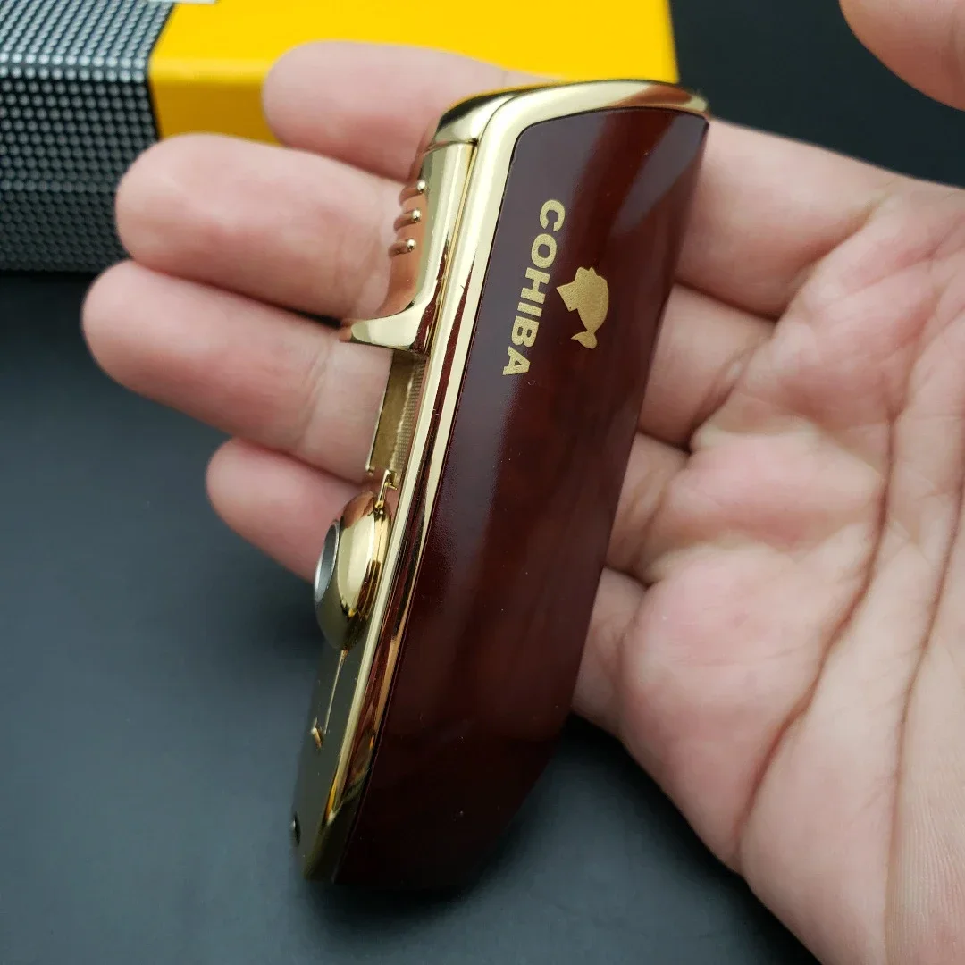 COHIBA портативная уличная металлическая ветрозащитная бутановая газовая
