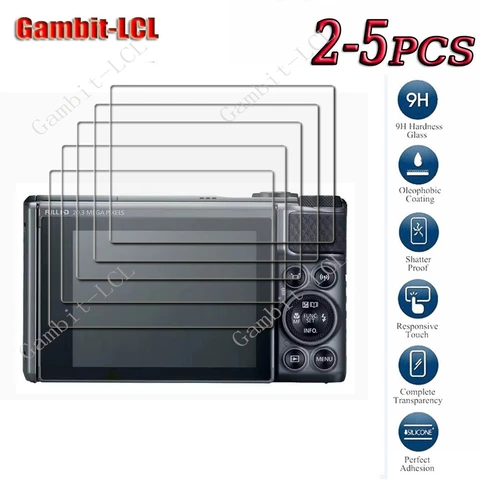 Закаленное стекло 9H HD для камеры Canon Powershot SX730 SX740 HS SX730HS SX740HS, защитная пленка для ЖК-экрана
