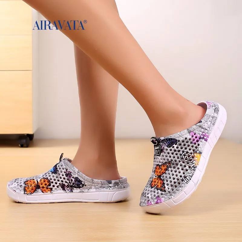 Womens Slip-On Quick Dry Water Clogs Shoes Beach Sandals  Lightweight Breathable Bathroom Swimming