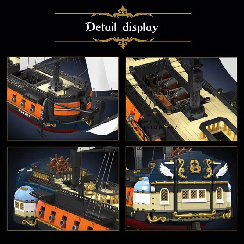 Фото Конструктор Mould King 13192: Модель имперского эсминца, 3580 деталей, техническая сборка, настольное украшение, праздничный подарок №5