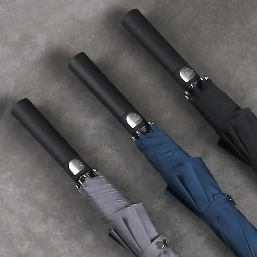 Зонт с длинной ручкой Parachase мужской деловой ветрозащитный 8 ребрами брендовый