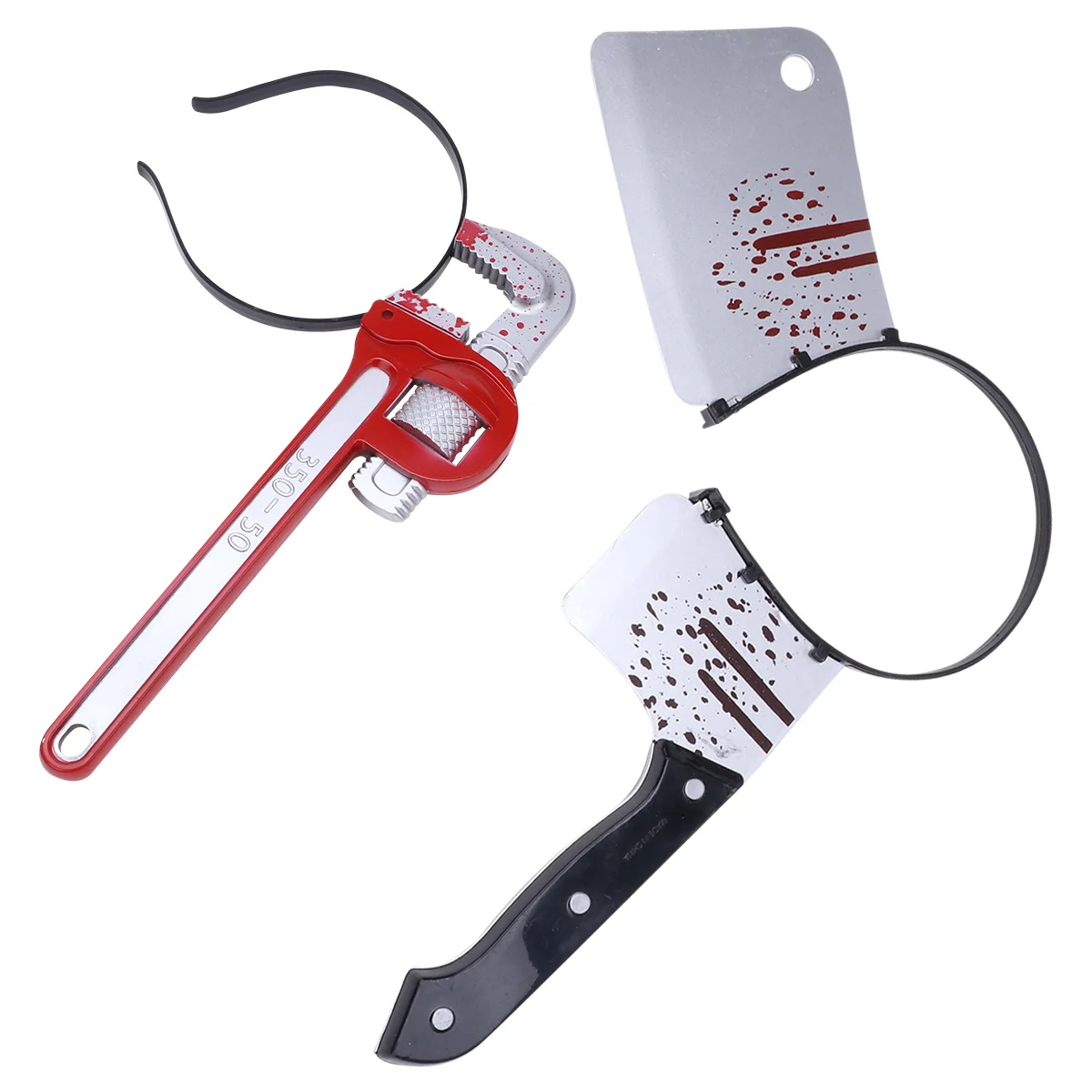 

2pcs Party Kitchen Red Trick Props Hair Hair Band