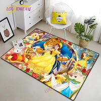 beauty and the beast rugs living room bathroom kitchen door mat fairy tale princess carpet soft home decoration carpet