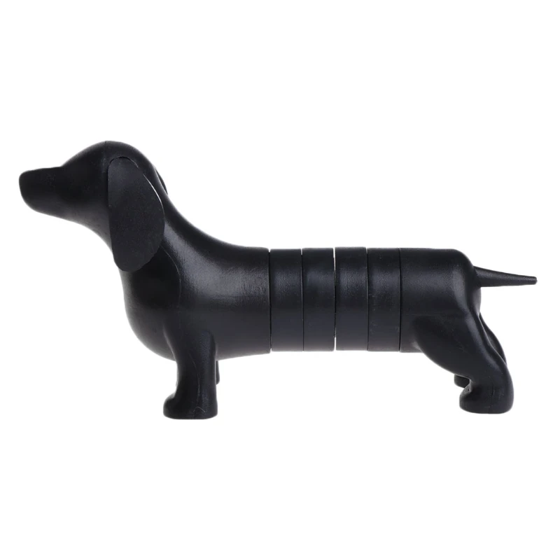 

Fridge Magnet Removable Stickers Magnetic Cartoon Dog Dachshund Tip Card Message Holder Home Decoration