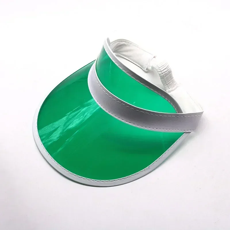 Пластиковая ПВХ унисекс летняя шляпа с солнцезащитным козырьком Повседневная