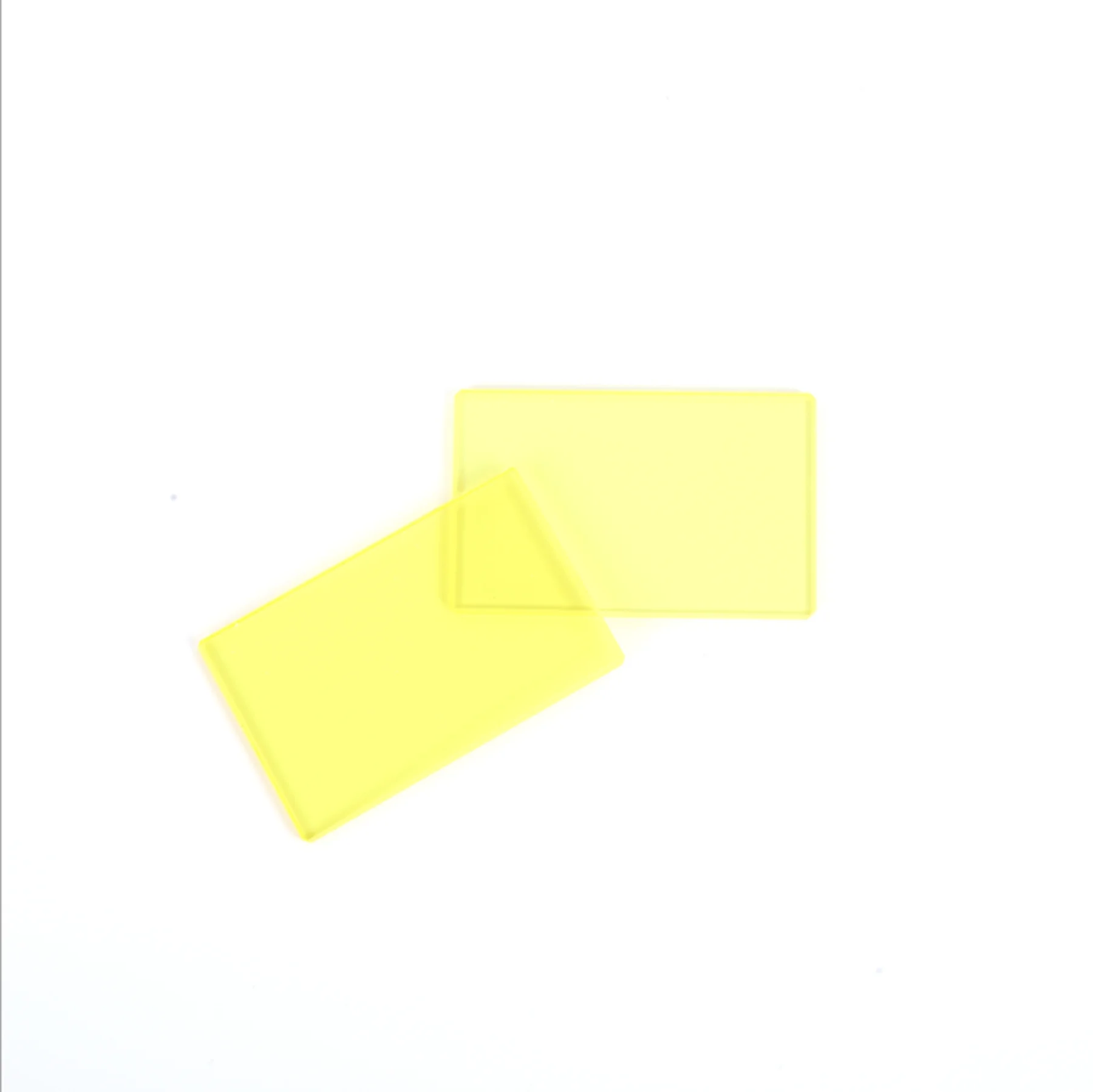 Депиляторный фильтр из желтого стекла 2 шт. Общий размер 71x32x1,5 мм 470нм ИК-длиннопропускной JB470 для косметологического оборудования