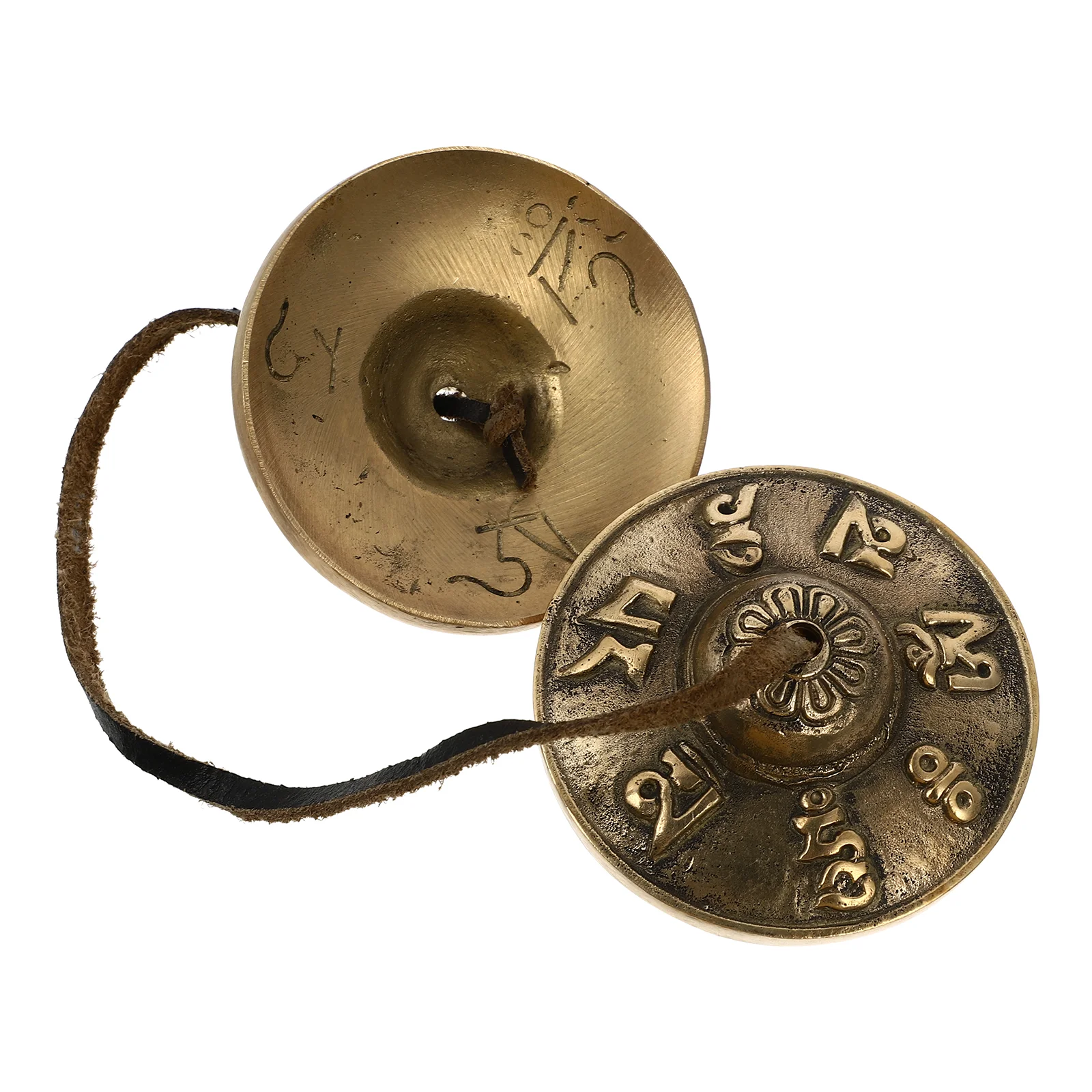 Кольцо-колокольчик для йоги медитация религиозный ударный инструмент Om Tingsha