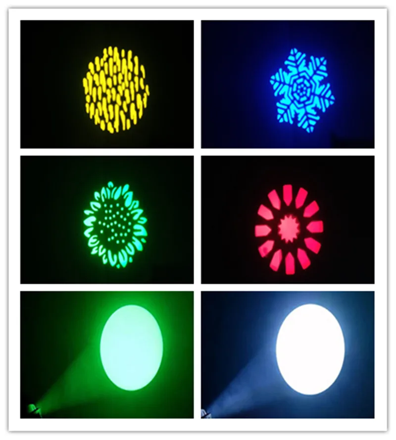 1 шт. Gobo Mini Spot 100 Вт светодиодный светильник с подвижной головкой для ночного клуба