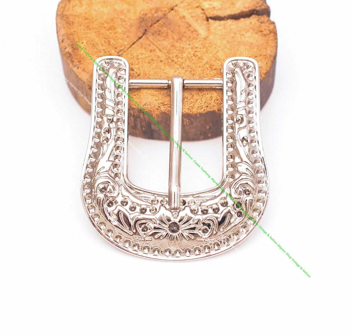 Мужской ковбойский ремень с цветочной гравировкой серебристая пряжка для